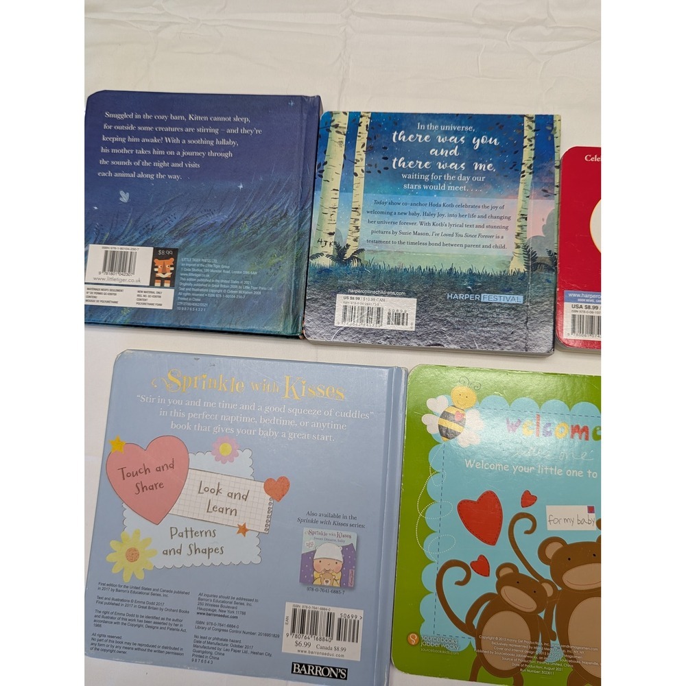 7 PC Lot Baby Board Books Hoda Kotb Runaway Bunny I Love My Baby Nursery Gift‎ - Picture 14 of 15